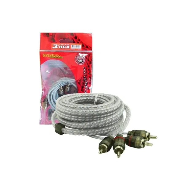 DNA Audio BRCA403BU Bulk 3.0 Metre 2 To 2 RCA Cable - Blue