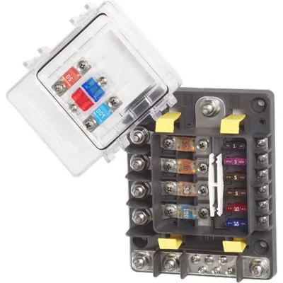 Enerdrive Safety Hub 150 Fuse Block w/-Neg Bar BS-7748B