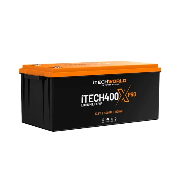 iTECH400X PRO Lithium Deep Cycle Battery with Bluetooth LiFePO4 400Ah
