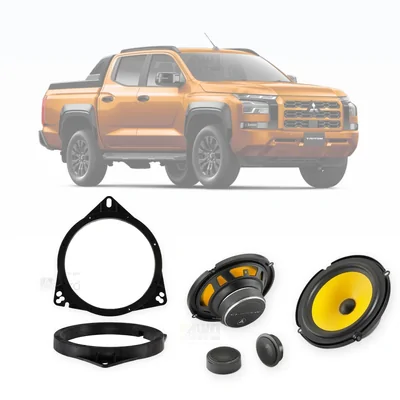 Mitsubishi Triton MV JL Audio 6.5-Inch Front Speaker Upgrade Bundle 2024-Onwards