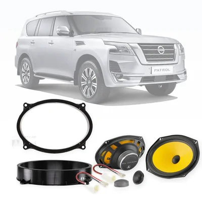 Nissan Patrol Y62 JL Audio 6x9-Inch Front Speaker Upgrade Bundle 2013-Onwards