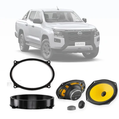 Nissan Navara D27 JL Audio 6x9-Inch Front Speaker Upgrade Bundle 2025-Onwards