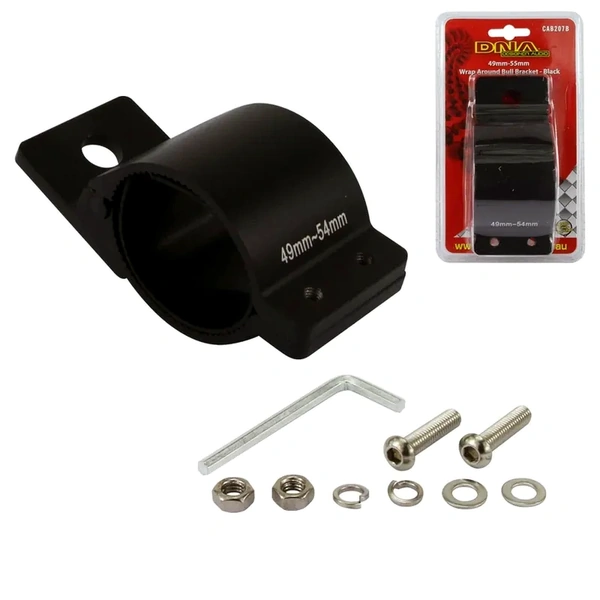 DNA Audio CAB207B 49mm-55mm Wrap Around Bull Bar Bracket - Black