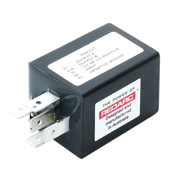 Redarc 12V or 24V 10A Chopper Relay - Latching CR1224L