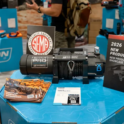 Carbon Offroad CW-RS9-S-ORA Carbon Offroad - RS9-S 9000lb Short Drum - ORANGE