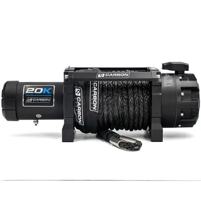 Carbon Offroad CW-XD20v3-24V-BYOH Carbon Scout Pro - 20000lb Extreme Duty Truck Winch 24V - BYO Hook