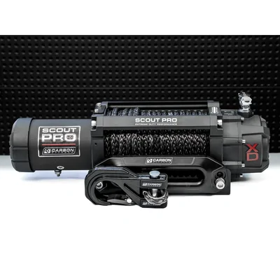 Carbon Offroad CW-XD7-BLK Carbon Scout Pro - 7000lb Winch