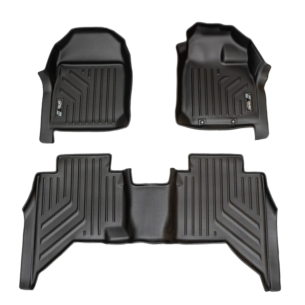 Maxliner Isuzu D-MAX 2021 + MaxPro Floor Mats - First & Second Row