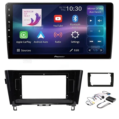 Pioneer DMH-AP6650BT + Aerpro AKNI4 Bundle 9" Trapezoid Head Unit with install kit to suit nissan 2015-2019