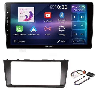 Pioneer DMH-AP6650BT + Aerpro AKTO46 Bundle 9" Trapezoid Head Unit with install kit to suit toyota camry 2006-2011
