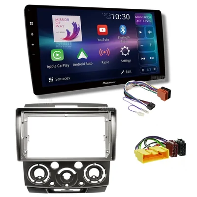 Pioneer DMH-AP6850BT + Aerpro AKFO1 Bundle 9 Inch Trapezoid Head Unit with install kit to suit ford ranger & mazda bt-50 2006-2011