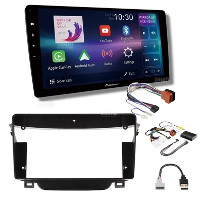 Pioneer DMH-AP6850BT + Aerpro AKHY1 Bundle 9 Inch Trapezoid Head Unit with install kit to suit hyundai i30 2012-2017