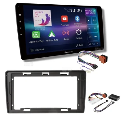 Pioneer DMH-AP6850BT + Aerpro AKHY6 Bundle 9 Inch Trapezoid Head Unit with install kit to suit hyundai iload & imax 2008-2015