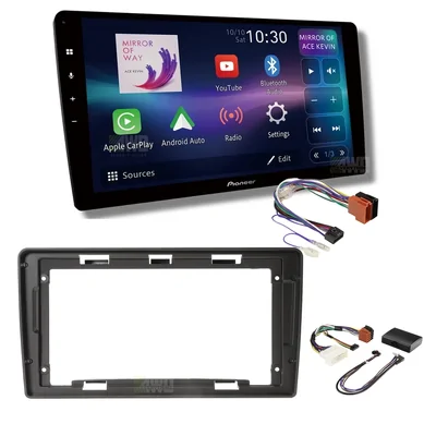 Pioneer DMH-AP6850BT + Aerpro AKHY7 Bundle 9 Inch Trapezoid Head Unit with install kit to suit hyundai iload & imax 2008-2015
