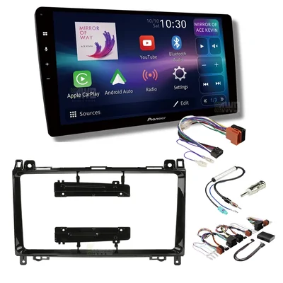 Pioneer DMH-AP6850BT + Aerpro AKMC2 Bundle 9 Inch Trapezoid Head Unit with install kit to suit mercedes volkswagen various 2005-2018