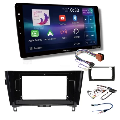 Pioneer DMH-AP6850BT + Aerpro AKNI17 Bundle 9 Inch Trapezoid Head Unit with install kit to suit model nissan 2021-