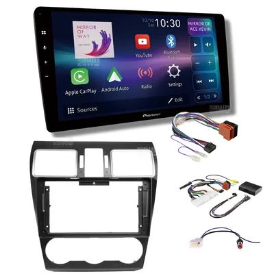 Pioneer DMH-AP6850BT + Aerpro AKSU3 Bundle 9 Inch Trapezoid Head Unit with install kit to suit subaru 2015-2021
