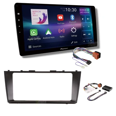 Pioneer DMH-AP6850BT + Aerpro AKTO46 Bundle 9 Inch Trapezoid Head Unit with install kit to suit toyota camry 2006-2011