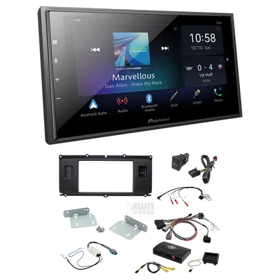 Pioneer DMH-Z6350BT + Aerpro FP8200K - dark grey Head Unit Upgrade Kit Fits Landrover Range Rover 2011-2017 Evoque