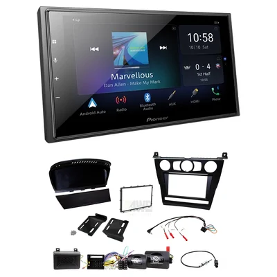 Pioneer DMH-Z6350BT + Aerpro FP8300K - Head Unit Upgrade Kit Fits BMW 5 Series 2004-2010 E60, E61