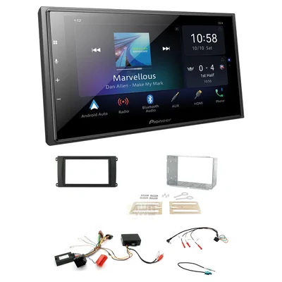 Pioneer DMH-Z6350BT + Aerpro FP8311K - Head Unit Upgrade Kit Fits Porsche Cayenne 2002-2008