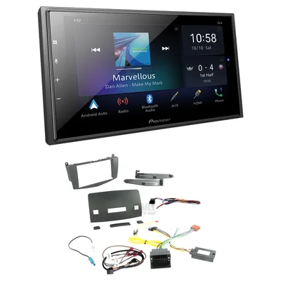 Pioneer DMH-Z6350BT + Aerpro FP8324K - Head Unit Upgrade Kit Fits Mercedes C-Class 2007-2012 W204