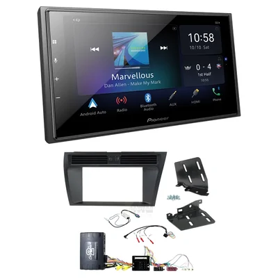 Pioneer DMH-Z6350BT + Aerpro FP8491K - black Head Unit Upgrade Kit Fits Various Audi Vehicles