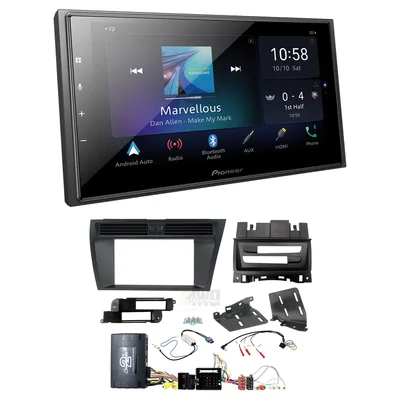 Pioneer DMH-Z6350BT + Aerpro FP8492K - black Head Unit Upgrade Kit Fits Various Audi Vehicles
