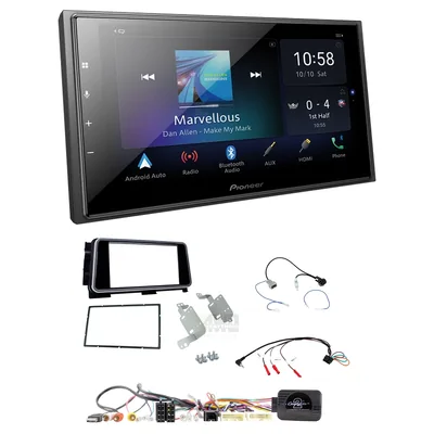 Pioneer DMH-Z6350BT + Aerpro FP8495K - Head Unit Upgrade Kit Fits Nissan micra gloss black