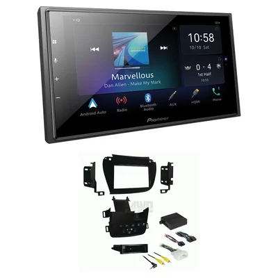 Pioneer DMH-Z6350BT + Aerpro FP8533K - Single / matte black Head Unit Upgrade Kit Fits Various Dodge Vehicles
