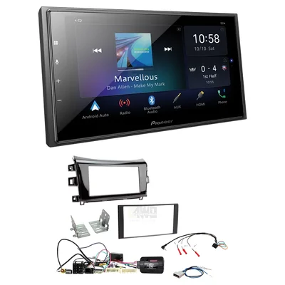 Pioneer DMH-Z6350BT + Aerpro FP9109BK - Head Unit Upgrade Kit Fits Nissan Navara 2015-2020 D23 (Headunit Dependant)