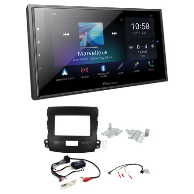 Pioneer DMH-Z6350BT + Aerpro FP9211K - Head Unit Upgrade Kit Fits Mitsubishi Outlander 2007-2012 ZG, ZH (Headunit Dependant)