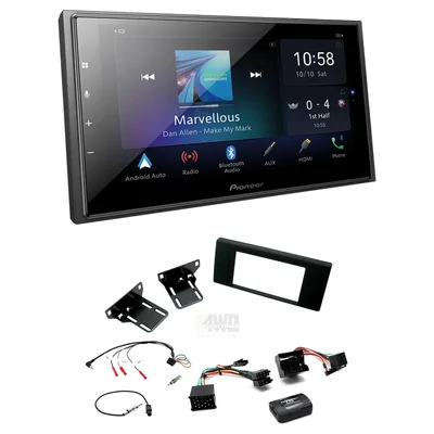 Pioneer DMH-Z6350BT + Aerpro FP9221K - Head Unit Upgrade Kit Fits BMW X5 2000-2006 E53
