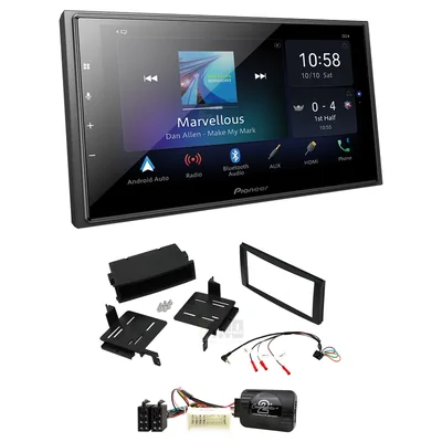 Pioneer DMH-Z6350BT + Aerpro FP9228K - Head Unit Upgrade Kit Fits Hyundai Santa Fe 2006-2008 CM (Headunit Dependant)