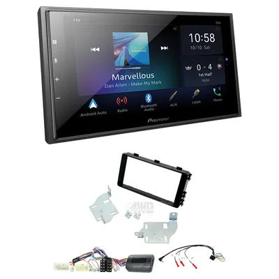 Pioneer DMH-Z6350BT + Aerpro FP9299K - Head Unit Upgrade Kit Fits Mitsubishi Outlander 2013-2019 ZJ, ZK