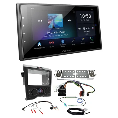 Pioneer DMH-Z6350BT + Aerpro FP9355BK - Head Unit Upgrade Kit Fits Holden Commodore 2006-2011 VE Series I (Headunit Dependant)