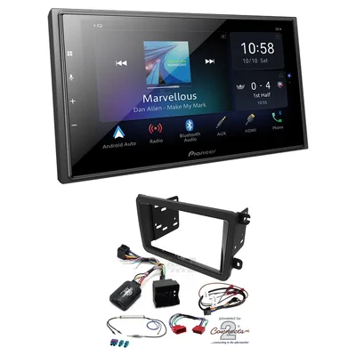 Pioneer DMH-Z6350BT + Aerpro FP9888K - Head Unit Upgrade Kit Fits Various Volkswagen Vehicles