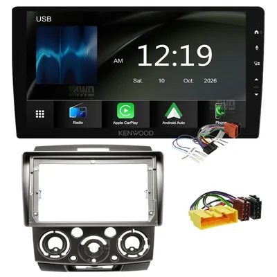 Kenwood DMX6009AXS + Aerpro AKFO1 Bundle 9 Inch Trapezoid Head Unit with install kit to suit ford ranger & mazda bt-50 2006-2011
