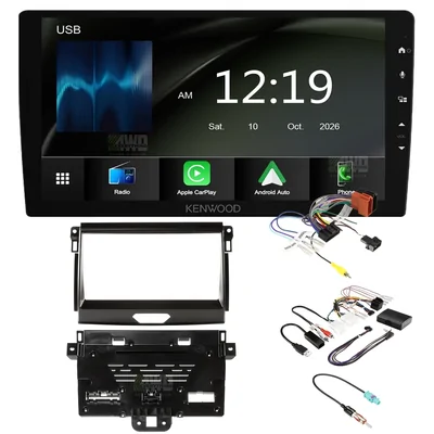 Kenwood DMX6009AXS + Aerpro AKFO3 Bundle 9 Inch Trapezoid Head Unit with install kit to suit ford ranger 2015-2018
