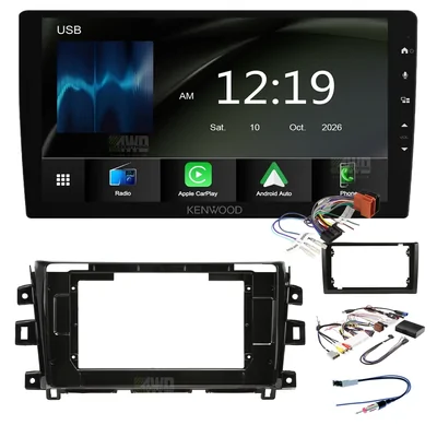 Kenwood DMX6009AXS + Aerpro AKNI3 Bundle 9 Inch Trapezoid Head Unit with install kit to suit nissan navara 2018-2019