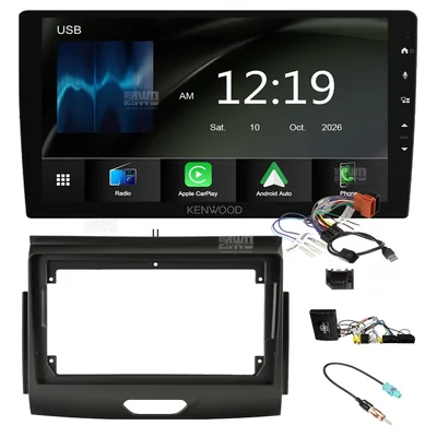 Kenwood DMX6009AXS + Aerpro AKTFO6 Bundle 9 Inch Trapezoid Head Unit with install kit to suit ford ranger & everest 2015-2021