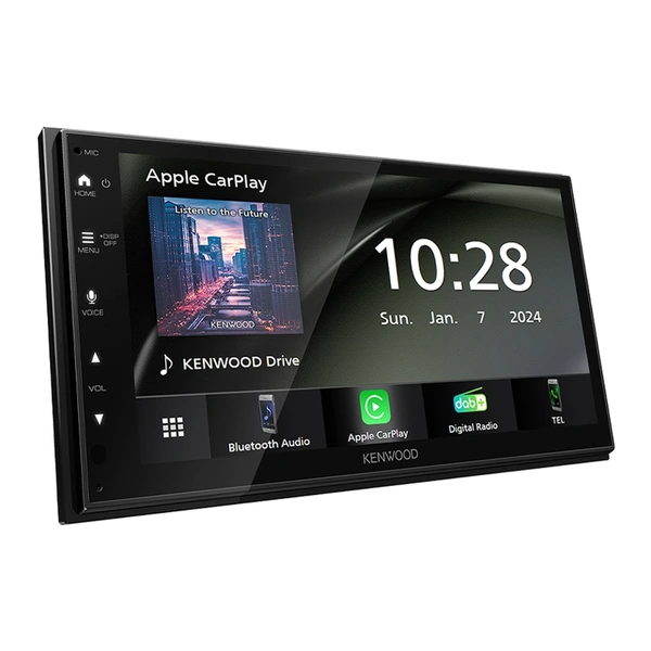 Kenwood DMX6523DABS 6.8-Inch Head Unit with Wireless Apple CarPlay & Wireless Android Auto (DAB+)