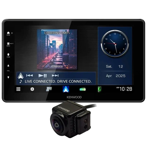Kenwood DMX7509XDS 9" HD Touchscreen Car Stereo + CMOS-150HD Full HD Reverse Camera Bundle CarPlay, Android Auto, DAB+ Radio, iDatalink Maestro