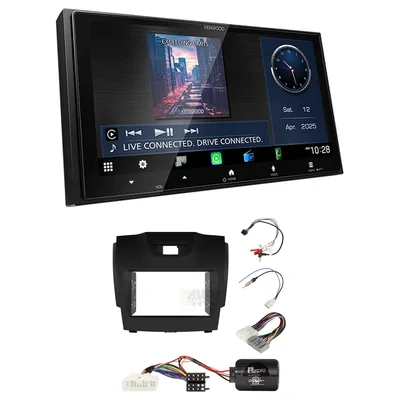 Kenwood DMX7525S + Aerpro FP8063BK - black Head Unit Upgrade Kit Fits Various Holden Vehicles