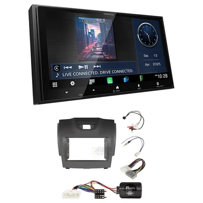 Kenwood DMX7525S + Aerpro FP8063GK - grey Head Unit Upgrade Kit Fits Various Holden Vehicles