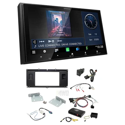 Kenwood DMX7525S + Aerpro FP8200K - dark grey Head Unit Upgrade Kit Fits Landrover Range Rover 2011-2017 Evoque