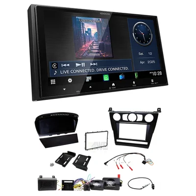 Kenwood DMX7525S + Aerpro FP8300K - Head Unit Upgrade Kit Fits BMW 5 Series 2004-2010 E60, E61