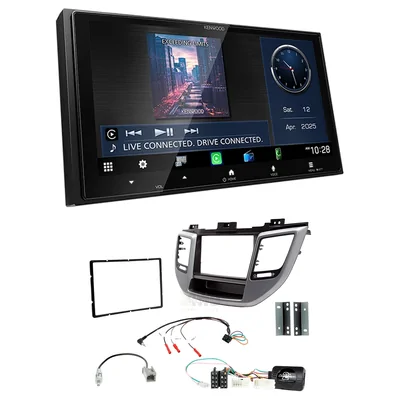 Kenwood DMX7525S + Aerpro FP8303K - Head Unit Upgrade Kit Fits Hyundai Tucson 2015-2018 (Headunit Dependant)