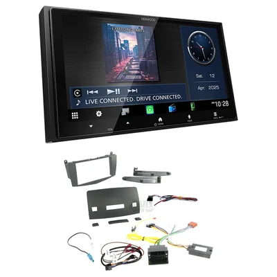 Kenwood DMX7525S + Aerpro FP8324K - Head Unit Upgrade Kit Fits Mercedes C-Class 2007-2012 W204