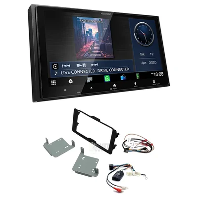 Kenwood DMX7525S + Aerpro FP8349K - Head Unit Upgrade Kit Fits Various Mitsubishi Vehicles